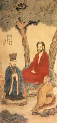 Confucius and Lao Tseu, Ming Dynasty
